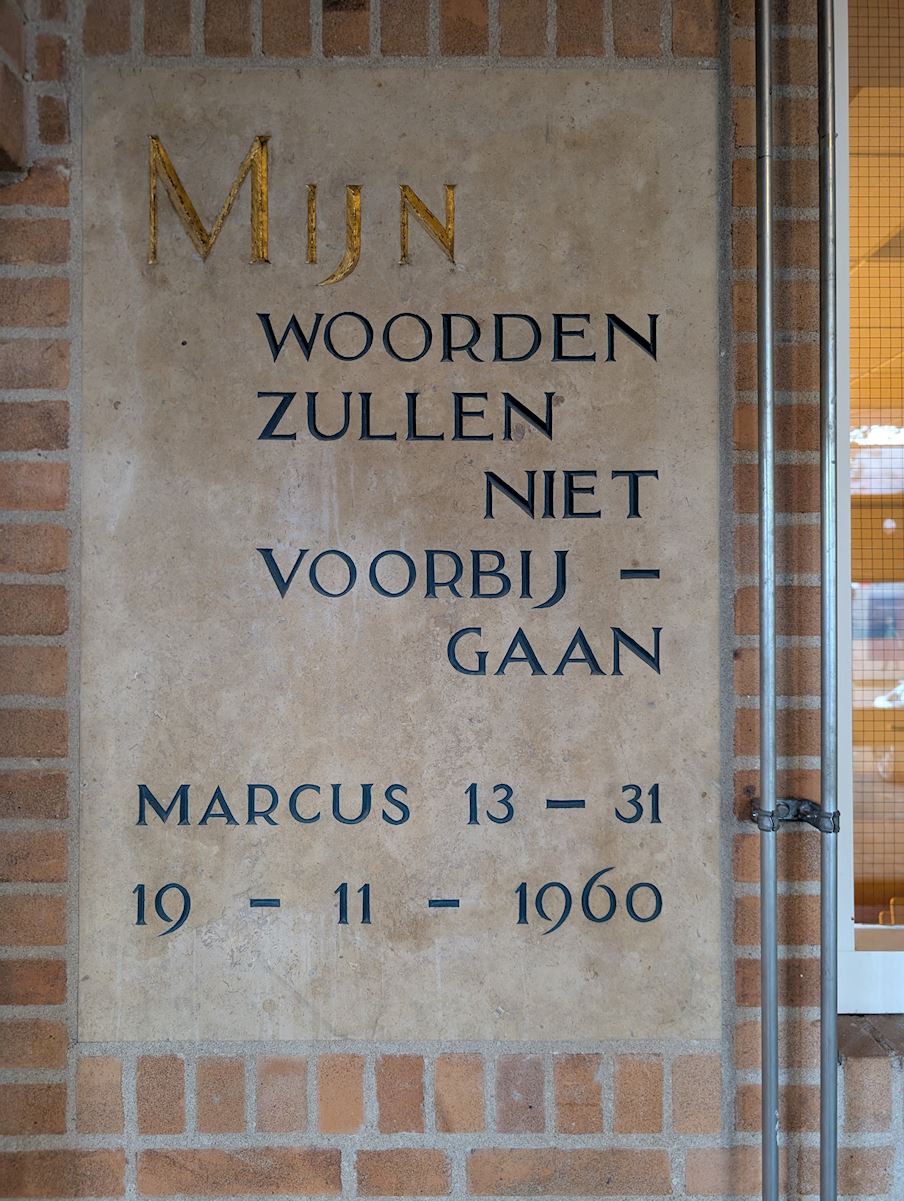 eerste steen Marcuskerk